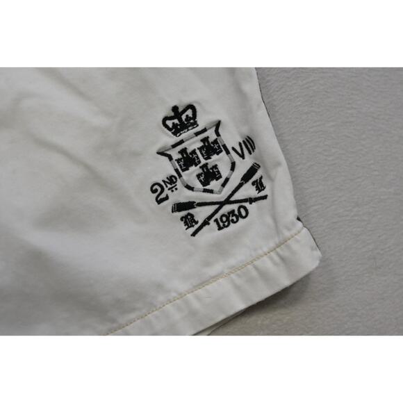 Polo Ralph Lauren Khaki Chino Shorts White Drawstrings 11" INS Mens Size 46 - Picture 2 of 15